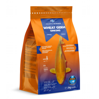AQUATIC SCIENCE - Wheat Germ Sinking Médio 2KG